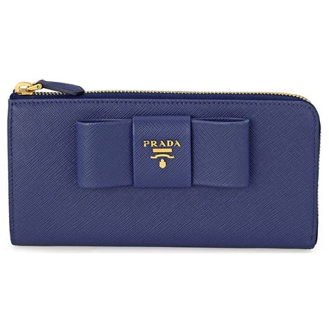 prada saffiano fiocco bluette|Prada.